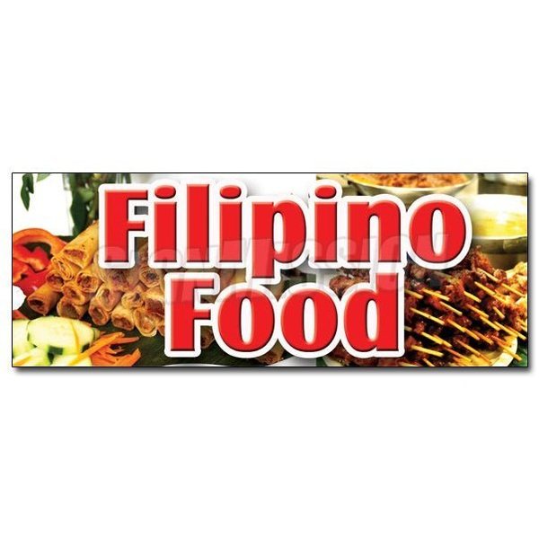 Signmission FILIPINO FOOD DECAL sticker street foods manila philippines fish balls, D-12 Filipino Food D-12 Filipino Food